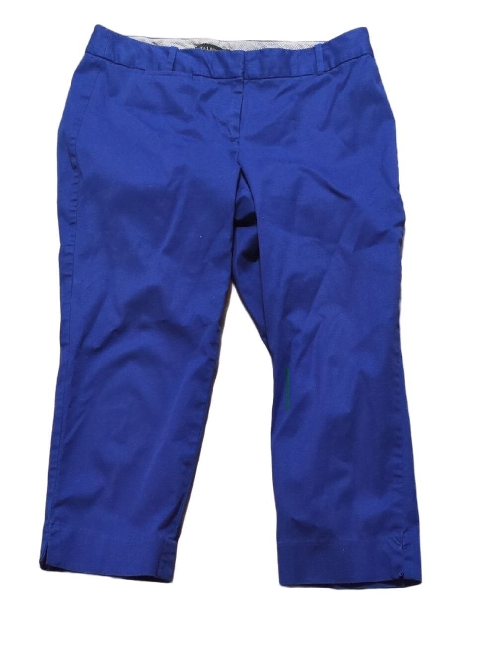 Talbots Blue Signature Chino Cropped Pants Size 10P